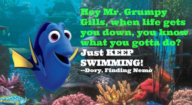 Just Keep Swimming…